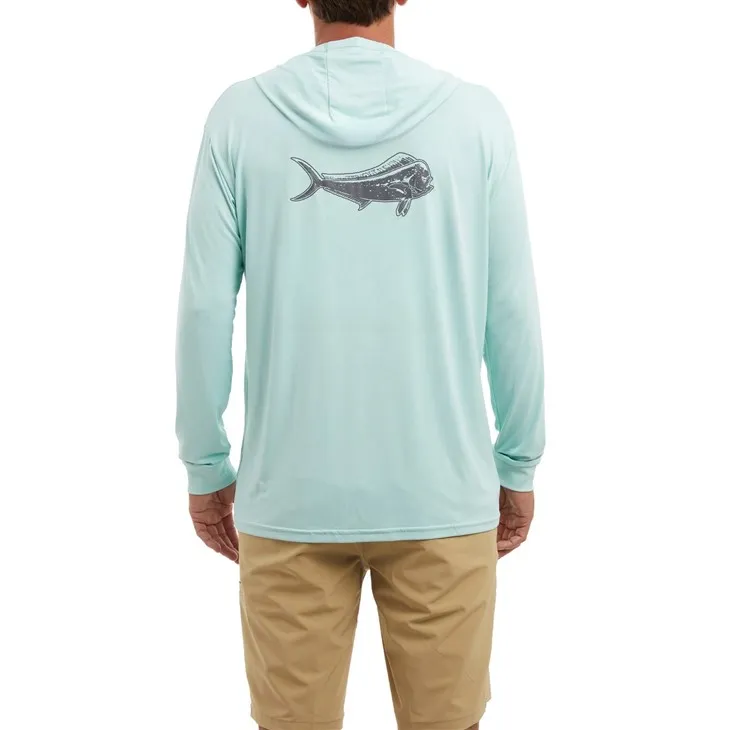 Whos UR Mahi Hooded Fishing Shirt